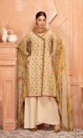 Cotton Thread Chikankari Lawn Embroidered Crinckle Dupatta Plain trouser