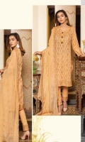 Embroidered Lawn Shirt Embroidered Chiffon Dupatta Plain Trouser