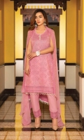 Embroidered Lawn Shirt Embroidered Chiffon Dupatta Plain Trouser