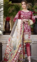 Embroidered Lawn Unstitched 3 Piece Suit 