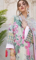 Embroidered Lawn Unstitched 3 Piece Suit 