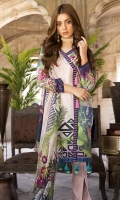 Embroidered Lawn Unstitched 3 Piece Suit 