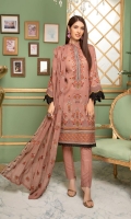 3pc embroidered swiss lawn suit