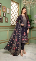 3pc embroidered swiss lawn suit